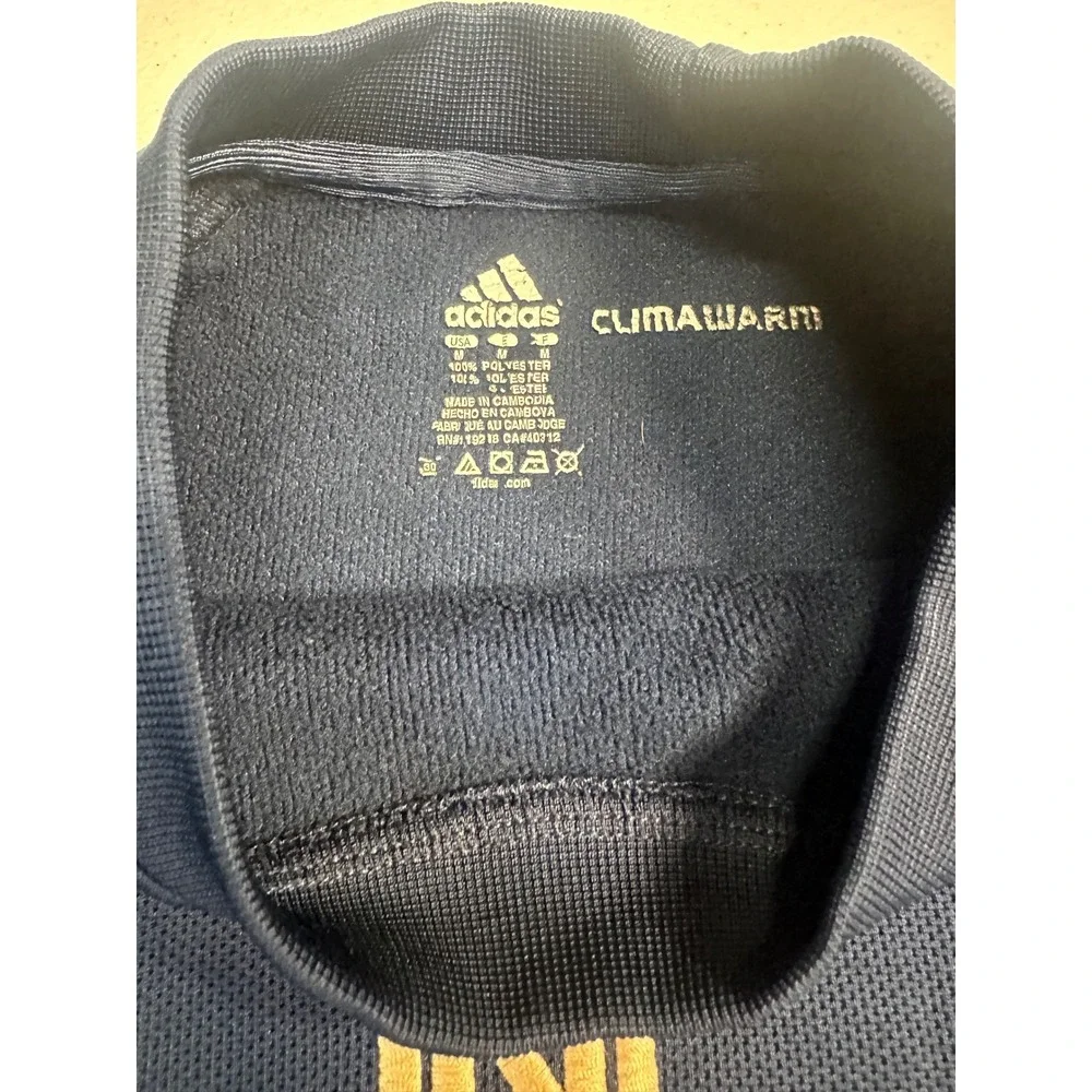 Adidas Notre Dame Fighting Irish ClimaWarm Navy Blue Sweatshirt Mens Medium